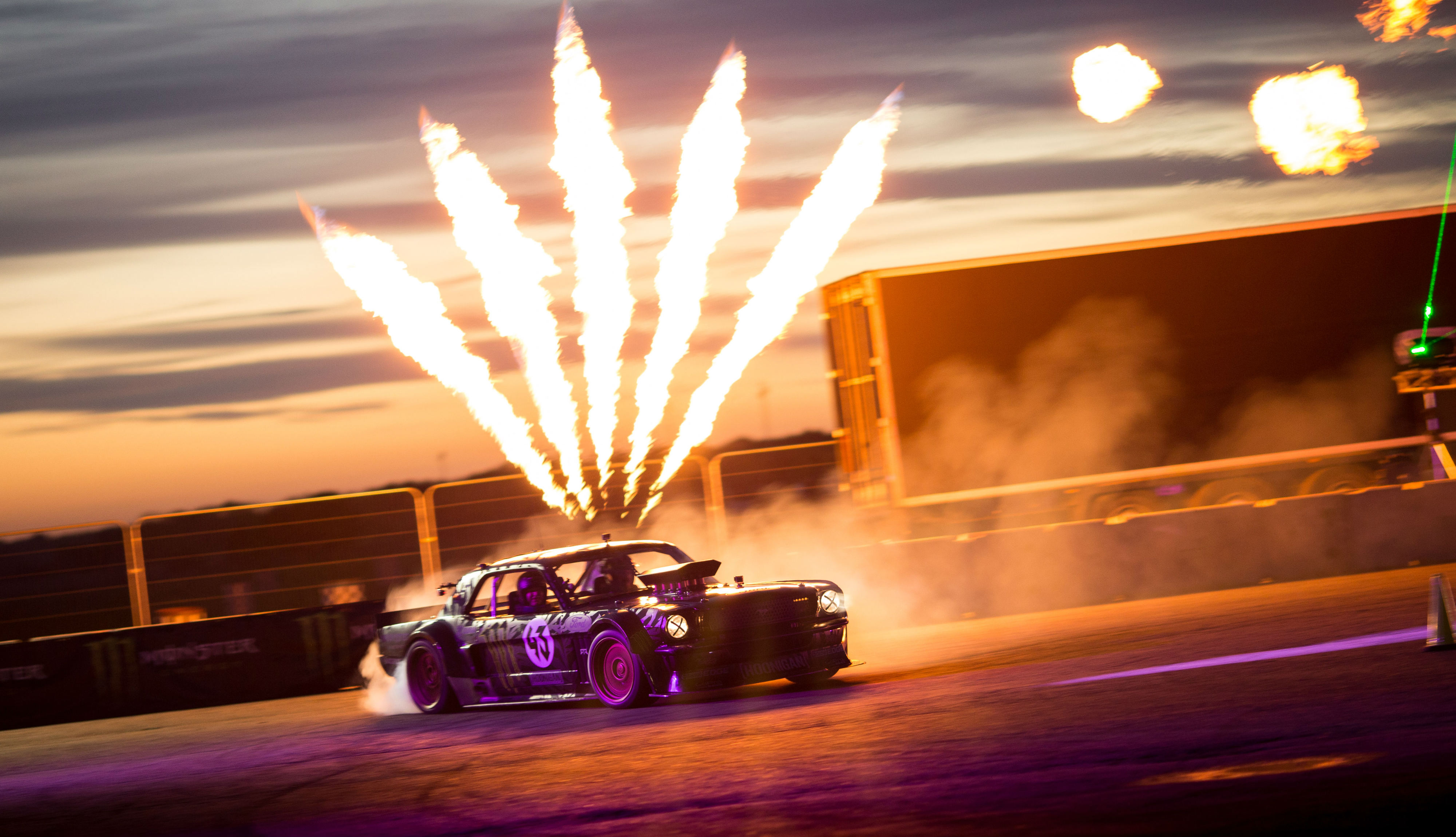 Riding with Ken Block in the 830bhp Ford Mustang Hoonicorn