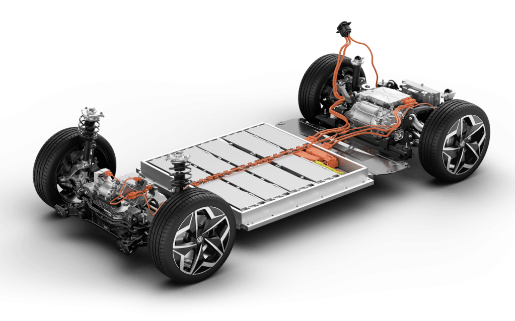 VW ID.3 electric drivetrain MEB platform