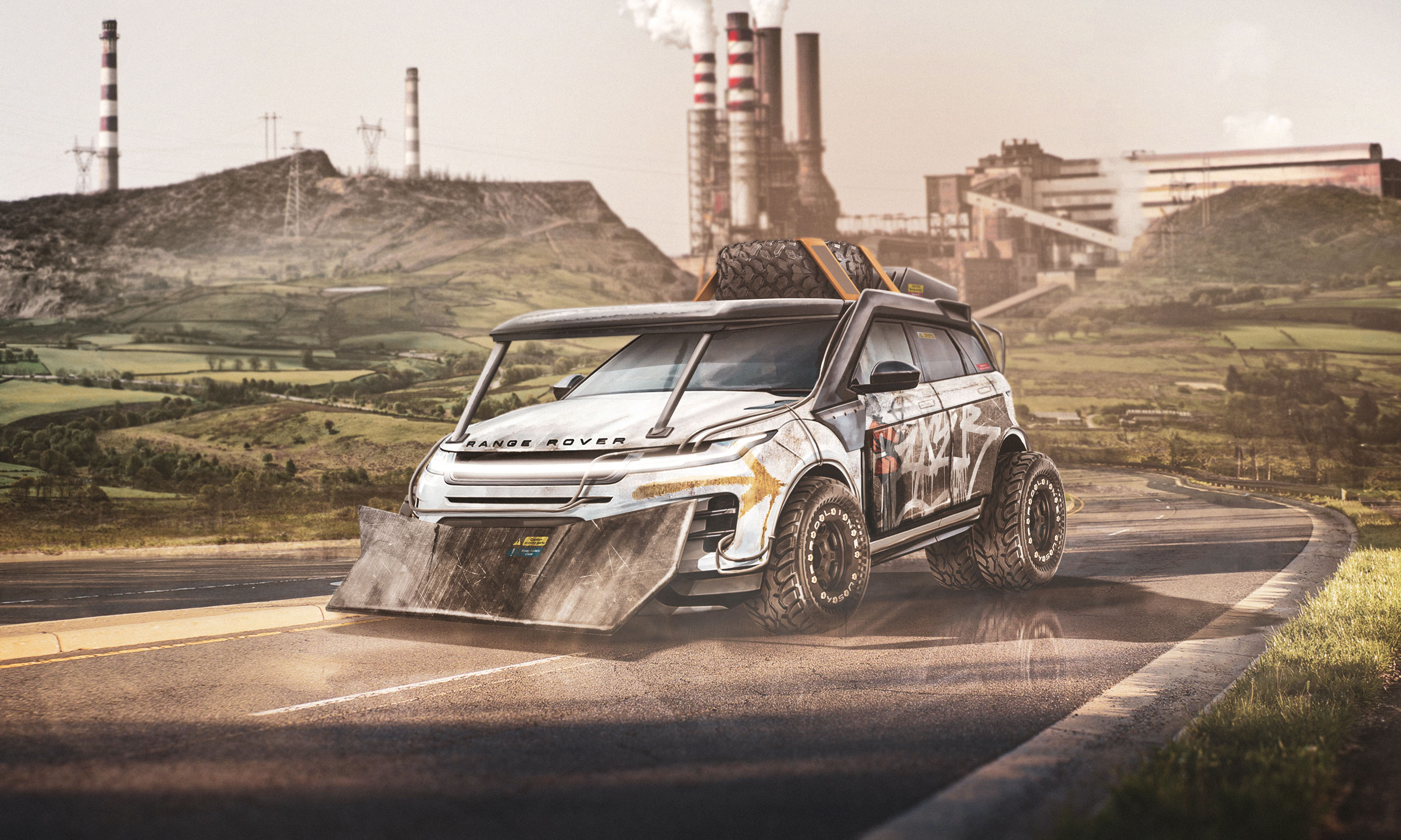 Everyday cars have been reimagined as Cyberpunk 2077 vehicles